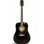 Used Squier SA150 Black Acoustic Guitar Black