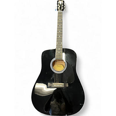 Used Squier SA150 Black Acoustic Guitar