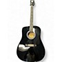 Used Squier SA150 Black Acoustic Guitar Black