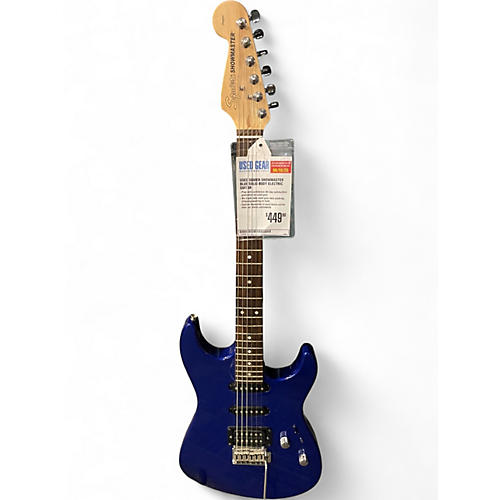 Used Squier SHOWMASTER BLUE Solid Body Electric Guitar BLUE