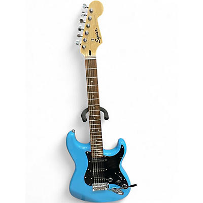Used Squier SONIC California Blue Solid Body Electric Guitar