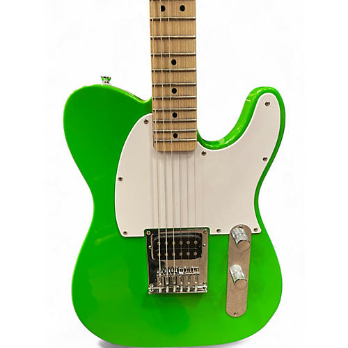 Used Squier SONIC ESQUIRE LIME GREEN Solid Body Electric Guitar LIME GREEN
