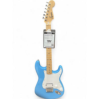 Used Squier SONIC HT Blue Solid Body Electric Guitar