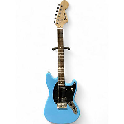 Used Squier SONIC MUSTANG BLUE Solid Body Electric Guitar