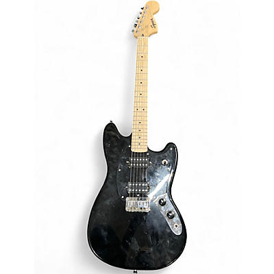 Used Squier SONIC MUSTANG Black Solid Body Electric Guitar