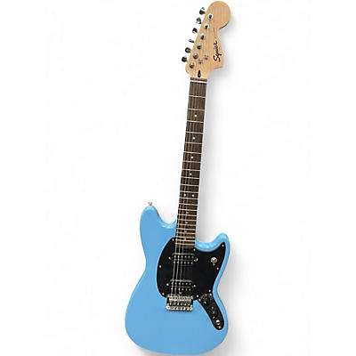 Used Squier SONIC MUSTANG Blue Solid Body Electric Guitar