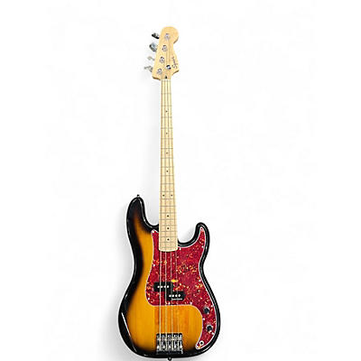 Used Squier SONIC PRECISION BASS SUNBURST Electric Bass Guitar