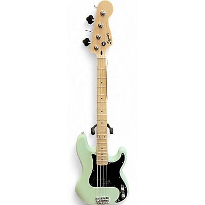 Used Squier SONIC PRECISION BASS Surf Green Electric Bass Guitar
