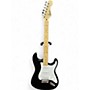 Used Squier SONIC STRAT Black Solid Body Electric Guitar Black