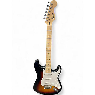 Used Squier SONIC STRATOCASTER 3 Color Sunburst Solid Body Electric Guitar