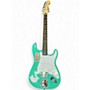 Used Squier SONIC STRATOCASTER AQUA Solid Body Electric Guitar AQUA