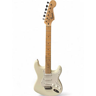 Used Squier SONIC STRATOCASTER Arctic White Solid Body Electric Guitar