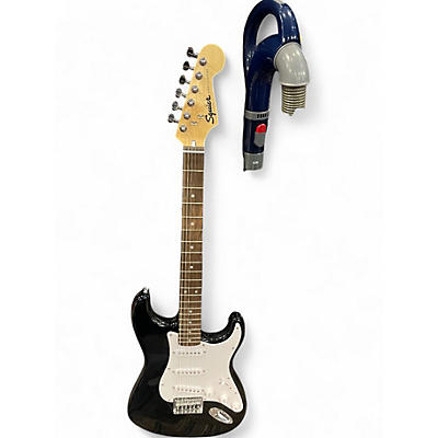 Used Squier SONIC STRATOCASTER BLACK Solid Body Electric Guitar