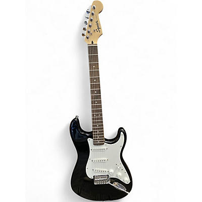 Used Squier SONIC STRATOCASTER Black Solid Body Electric Guitar