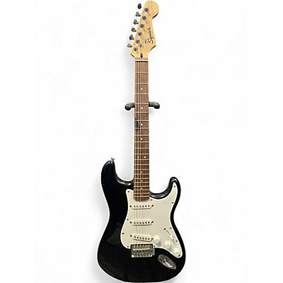 Used Squier SONIC STRATOCASTER Black Solid Body Electric Guitar