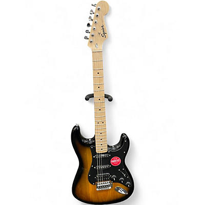 Used Squier SONIC STRATOCASTER HSS 2 Color Sunburst Solid Body Electric Guitar