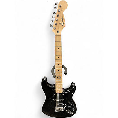 Used Squier SONIC STRATOCASTER HSS Black Solid Body Electric Guitar