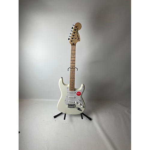 Squier Used Squier SONIC STRATOCASTER HT White Solid Body Electric Guitar White