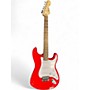 Used Squier SONIC STRATOCASTER Red Solid Body Electric Guitar Red