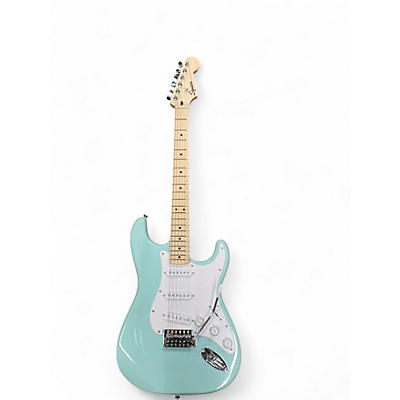 Used Squier SONIC STRATOCASTER SONIC BLUE Solid Body Electric Guitar