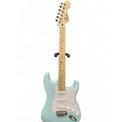 Used Squier SONIC STRATOCASTER Surf Green Solid Body Electric Guitar
