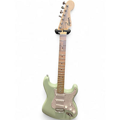 Used Squier SONIC STRATOCASTER Surf Green Solid Body Electric Guitar