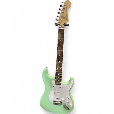 Used Squier SONIC STRATOCASTER Surf Green Solid Body Electric Guitar
