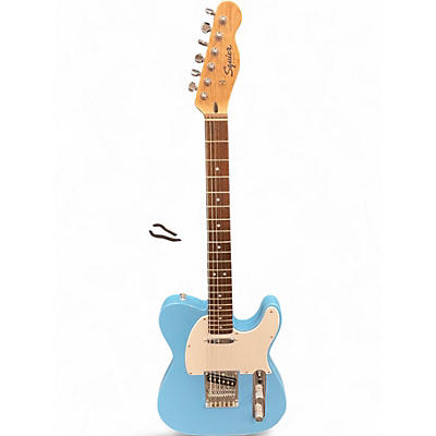Used Squier SONIC TELECASTER Blue Solid Body Electric Guitar