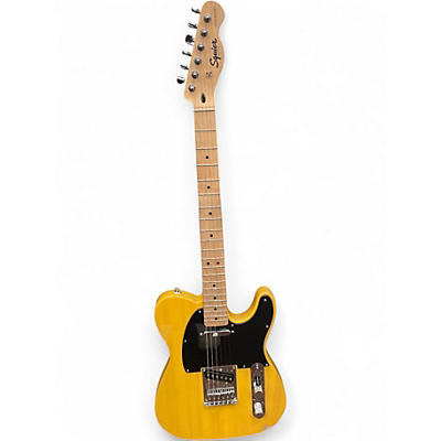 Used Squier SONIC TELECASTER Butterscotch Blonde Solid Body Electric Guitar