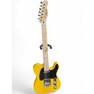 Used Squier SONIC TELECASTER Butterscotch Solid Body Electric Guitar