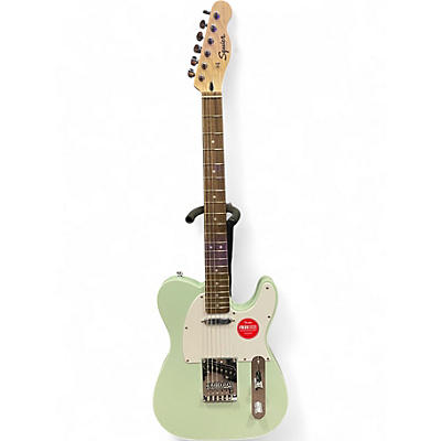 Used Squier SONIC TELECASTER Surf Green Solid Body Electric Guitar