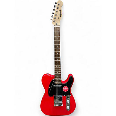 Used Squier SONIC TELECASTER TORINO RED Solid Body Electric Guitar