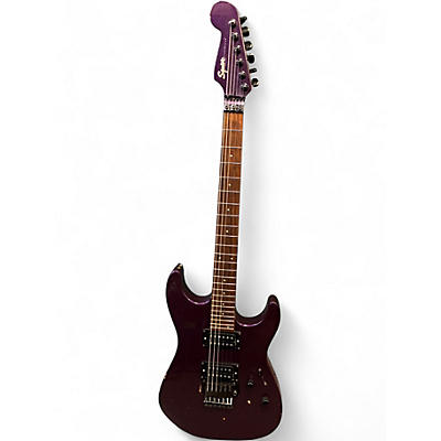 Used Squier STAGEMASTER Purple Solid Body Electric Guitar