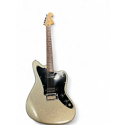Used Squier STANDARD JAGMASTER 20TH ANNIVERSARY Silver Sparkle Solid Body Electric Guitar