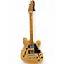 Used Squier STARCASTER Natural Hollow Body Electric Guitar Natural