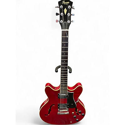 Used Squier STARFIRE RED Hollow Body Electric Guitar