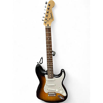Used Squier STRATOCASTER 2 Color Sunburst Solid Body Electric Guitar