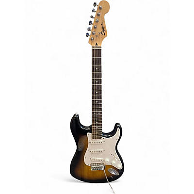 Used Squier STRATOCASTER 2 Color Sunburst Solid Body Electric Guitar