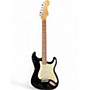 Used Squier STRATOCASTER BLACK Solid Body Electric Guitar BLACK