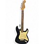 Used Squier STRATOCASTER Black Solid Body Electric Guitar Black