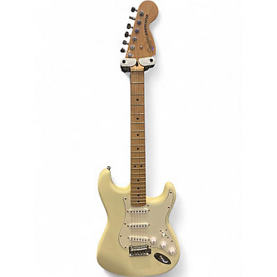 Used Squier STRATOCASTER EGGSHELL Solid Body Electric Guitar