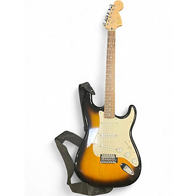 Used Squier STRATOCASTER SSS Tobacco Burst Solid Body Electric Guitar