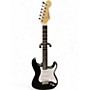 Used Squier STRATOCASTER Satin Black Solid Body Electric Guitar Satin Black