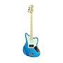 Used Squier Used Squier Short Scale Vintage Modified Jaguar Blue Electric Bass Guitar Blue