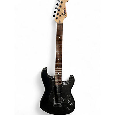 Used Squier Sonic Black Solid Body Electric Guitar