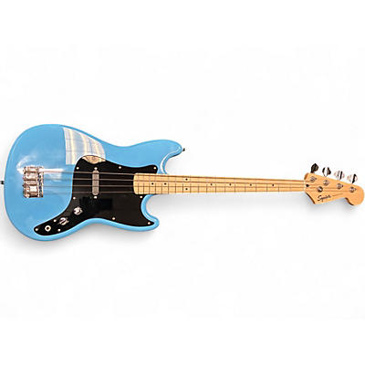 Used Squier Sonic Bronco California Blue Electric Bass Guitar