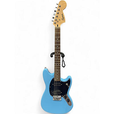 Used Squier Sonic Mustang HH Blue Solid Body Electric Guitar