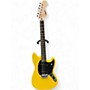 Used Squier Sonic Mustang yellow Solid Body Electric Guitar yellow