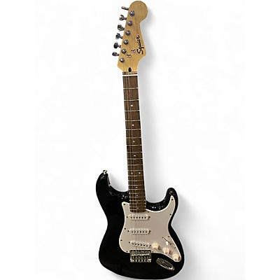 Used Squier Sonic Stratocaster Black Solid Body Electric Guitar