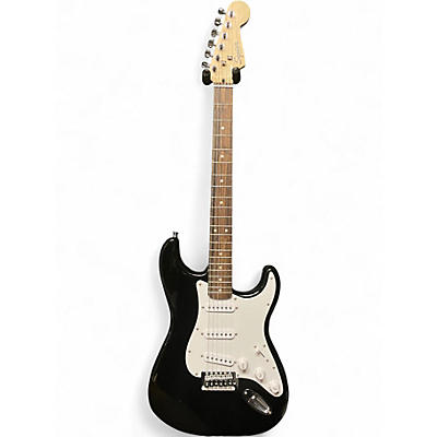 Used Squier Sonic Stratocaster Black Solid Body Electric Guitar